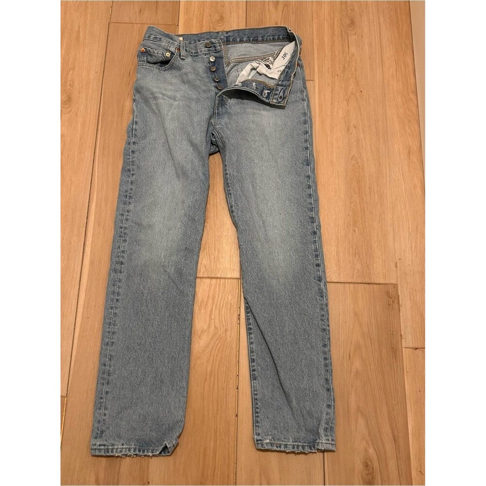 Levi’s Big E Remake Men’s 501 Button-Fly Straight Leg Jeans Size 29X30